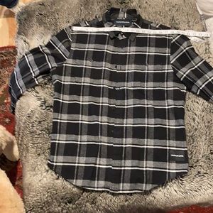 Calvin Klein black, white, grey flannel <large>